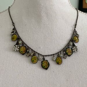 Y2K Floral Pendants Necklace